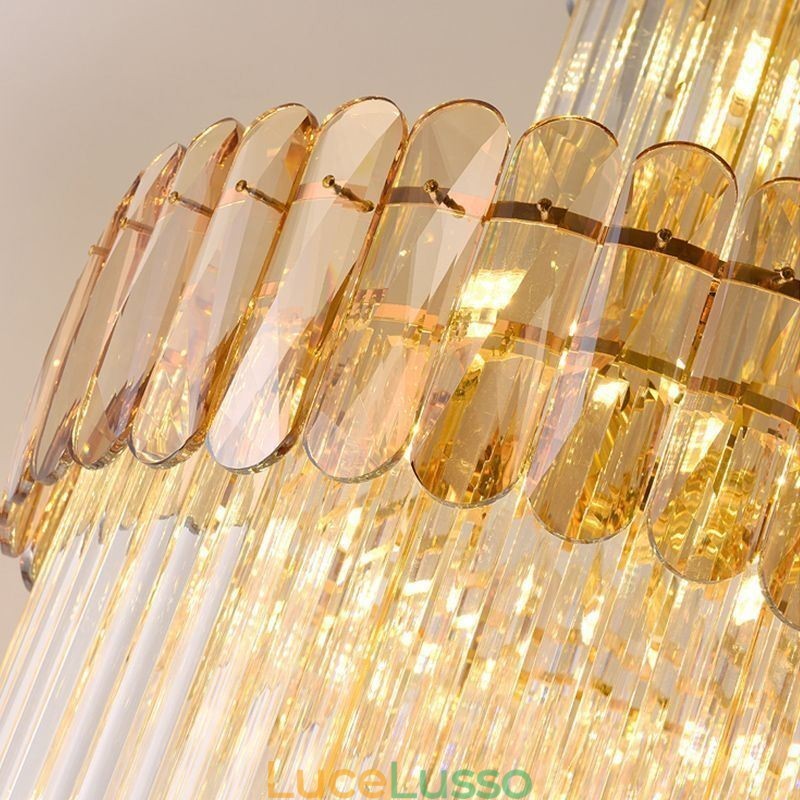 Lampada a sospensione europea moderna spettacolare K9 lampada da soffitto
