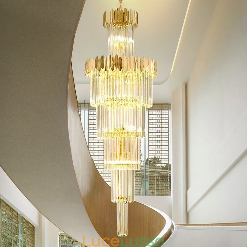 Lampada a sospensione moderna in cristallo per soffitto, sala da pranzo, foyer