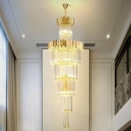 Lampada a sospensione moderna in cristallo per soffitto, sala da pranzo, foyer