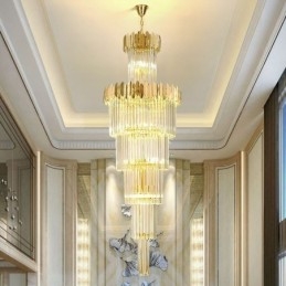 Lampada a sospensione moderna in cristallo per soffitto, sala da pranzo, foyer