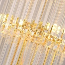 Lampada a sospensione moderna in cristallo per soffitto, sala da pranzo, foyer