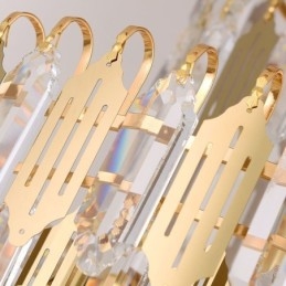 Lampada a sospensione moderna in cristallo Lampada da soffitto contemporanea