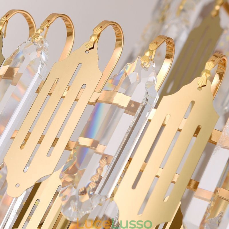 Lampada a sospensione moderna in cristallo Lampada da soffitto contemporanea