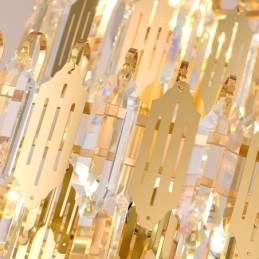 Lampada a sospensione moderna in cristallo Lampada da soffitto contemporanea