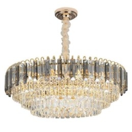 Lampada a sospensione in cristallo Illuminazione da soffitto di lusso 12 16 luci