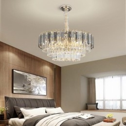 Lampada a sospensione in cristallo Illuminazione da soffitto di lusso 12 16 luci
