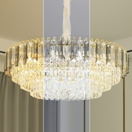 Lampada a sospensione in cristallo Illuminazione da soffitto di lusso 12 16 luci