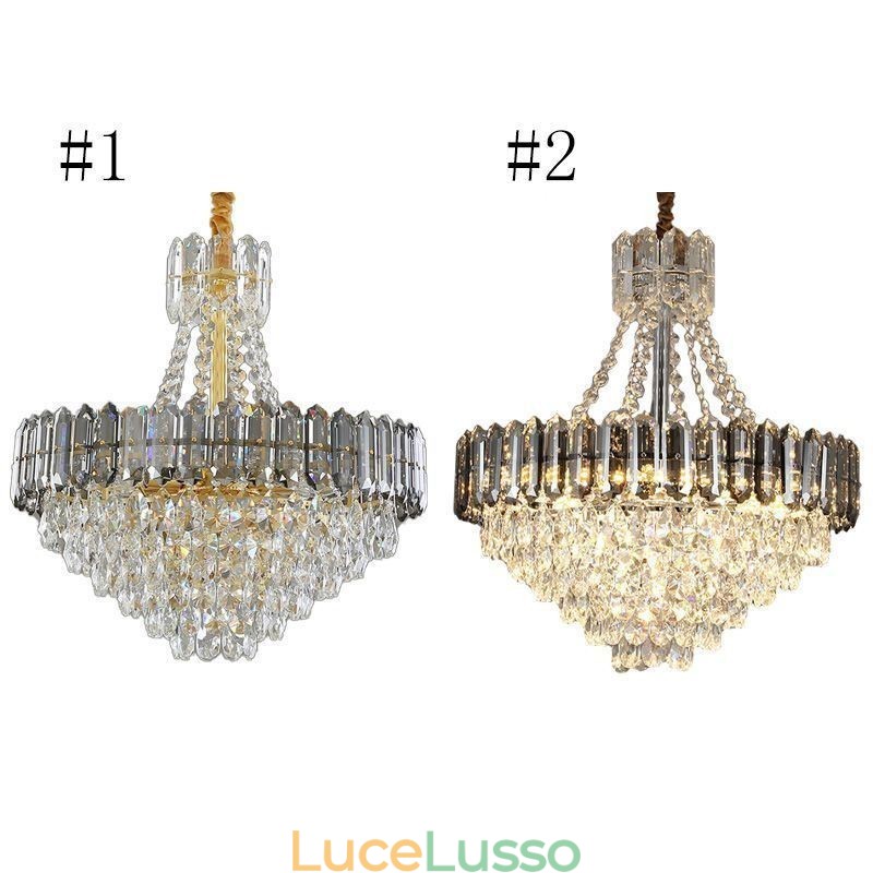 Lampada a sospensione in cristallo Lampada a sospensione conica