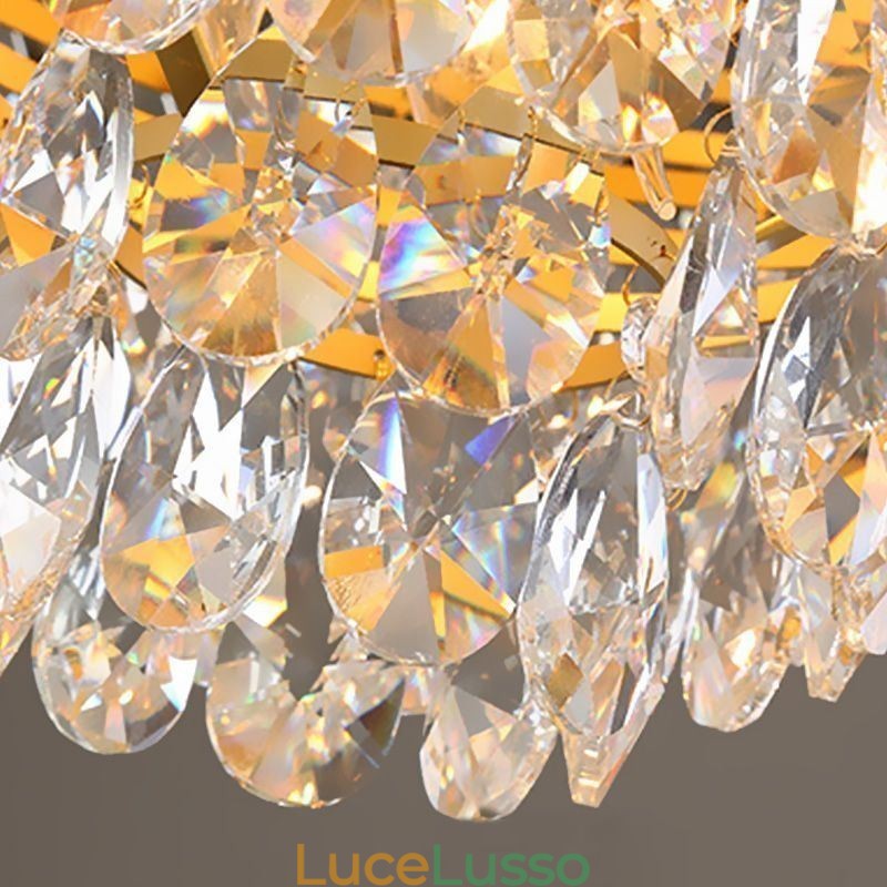 Lampada a sospensione in cristallo Lampada a sospensione conica