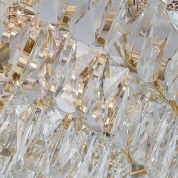 Lampada a sospensione moderna in cristallo, lampada da soffitto