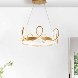 Moderna lampada a sospensione Crown Pendant Light Alluminio 1 luce