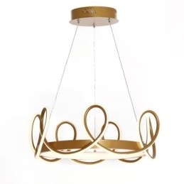 Moderna lampada a sospensione Crown Pendant Light Alluminio 1 luce
