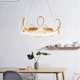 Moderna lampada a sospensione Crown Pendant Light Alluminio 1 luce