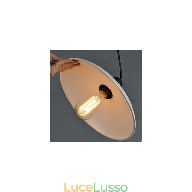 Lampada a sospensione classica tradizionale rustica con luce bianca a goccia