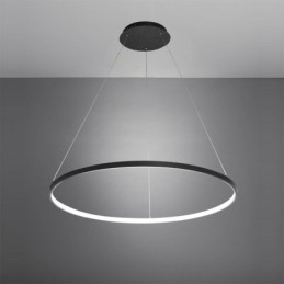 Lampada a sospensione in acrilico a forma di cerchio