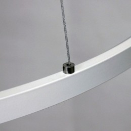 Lampada a sospensione in acrilico a forma di cerchio