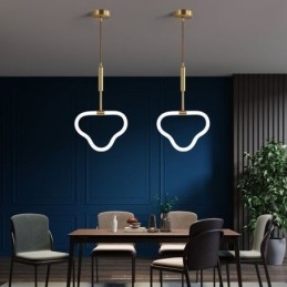 Lampada da soffitto moderna Lampada da soffitto in acrilico dimmerabile l