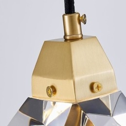 Mini semplice sfera di cristallo luce lampada a sospensione luce da soffitto