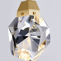 Mini semplice sfera di cristallo luce lampada a sospensione luce da soffitto