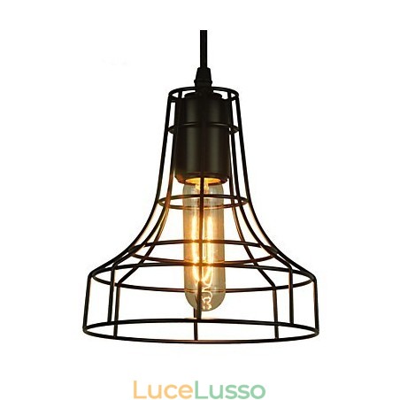 Lampadario vintage in stile europeo per lampada a sospensione nera Lampadario vintage in stile europeo per lampada a sospensione nera