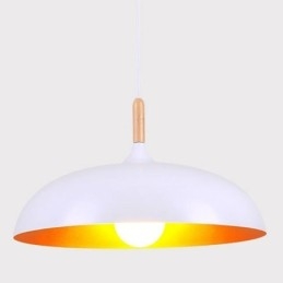 Lampada a sospensione moderna Lampada decorativa minimalista Lampada a sospensione nera bianca