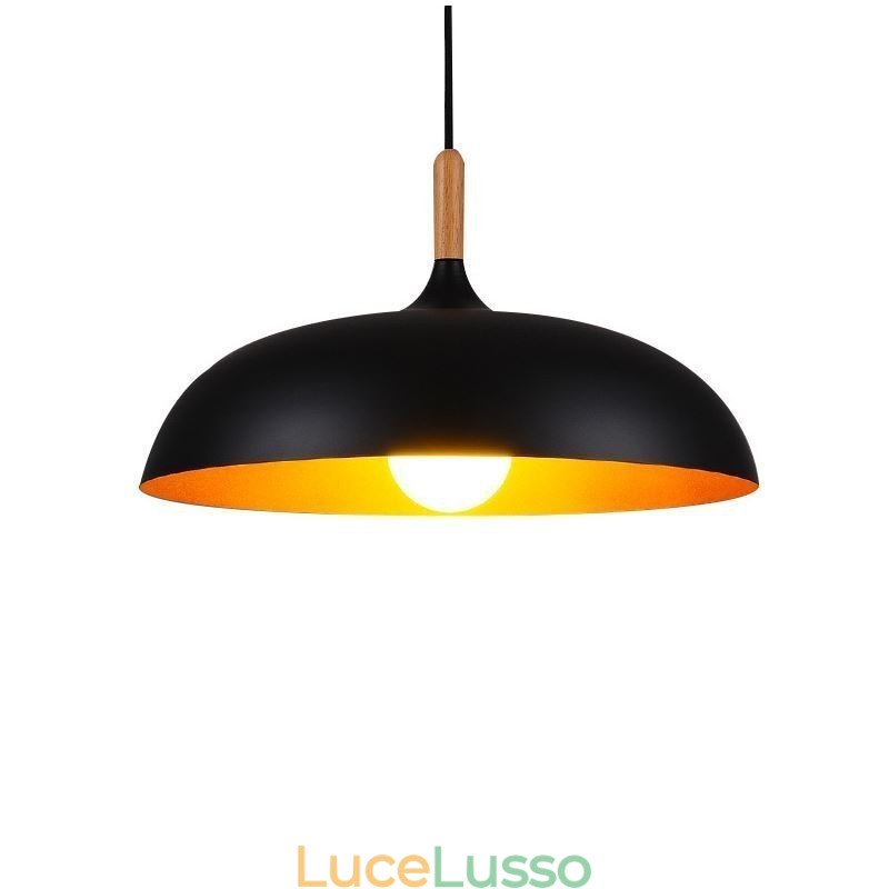 Lampada a sospensione moderna Lampada decorativa minimalista Lampada a sospensione nera bianca