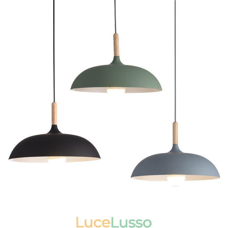 Lampada a sospensione moderna Lampada a sospensione Macaron colorata