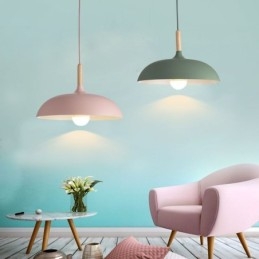 Lampada a sospensione moderna Lampada a sospensione Macaron colorata