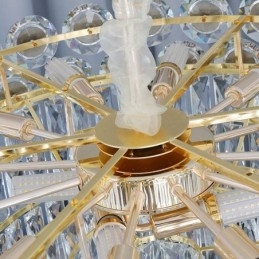 Lampada a sospensione moderna in cristallo, lampada da soffitto