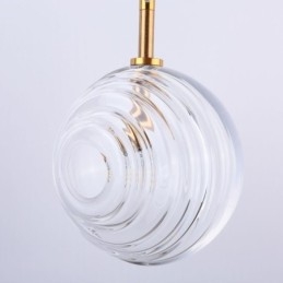 Lampada a sospensione in vetro creativo decorativo globo in vetro loft