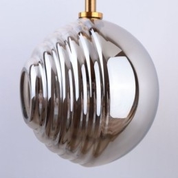 Lampada a sospensione in vetro creativo decorativo globo in vetro loft