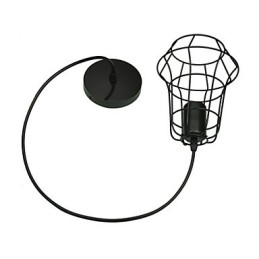 Elegante lampadario vintage in stile europeo per lampada a sospensione nera