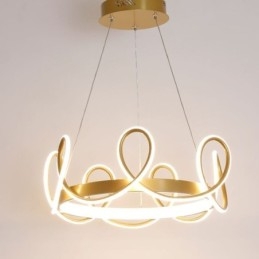 Moderna lampada a sospensione Crown Pendant Light Alluminio 1 luce