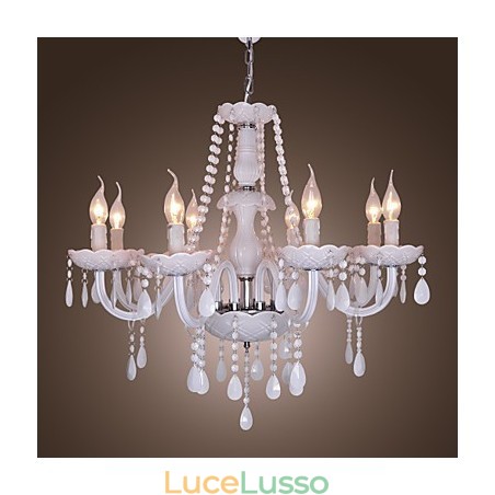 Lampadario in cristallo elettroplaccato Rustic Lodge Crystal Lampadario in cristallo elettroplaccato Rustic Lodge Crystal