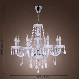 Lampadario in cristallo elettroplaccato Rustic Lodge Crystal
