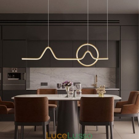 Lampada a sospensione minimalista decorativa 52W Lampada a sospensione minimalista decorativa 52W