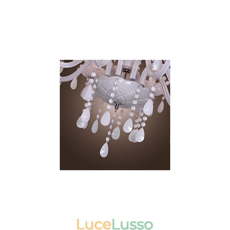 Lampadario in cristallo elettroplaccato Rustic Lodge Crystal