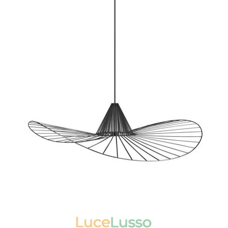 Lampada a sospensione in ferro Lampada semplice a cappello di paglia 1 luce Lampada a sospensione in ferro Lampada semplice a cappello di paglia 1 luce