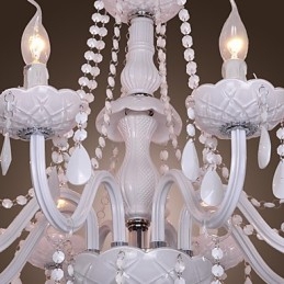 Lampadario in cristallo elettroplaccato Rustic Lodge Crystal