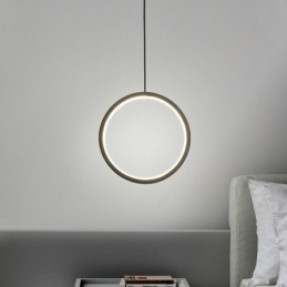 Lampada a sospensione ad anello minimalista Lampada da soffitto decorativa
