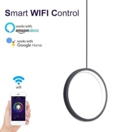 Lampada a sospensione ad anello minimalista Lampada da soffitto decorativa