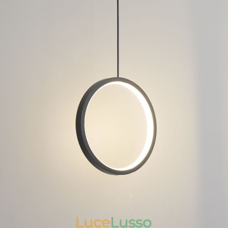 Lampada a sospensione ad anello minimalista Lampada da soffitto decorativa