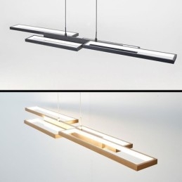 Lampada a sospensione moderna Lampada a soffitto orizzontale