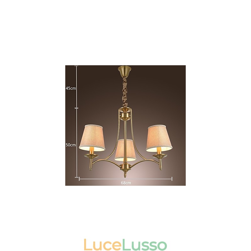 Moderno Contemporaneo Tradizionale Classico Rustico Lodge Vintage Isola Ottone Metallo Lampadario Sala da pranzo