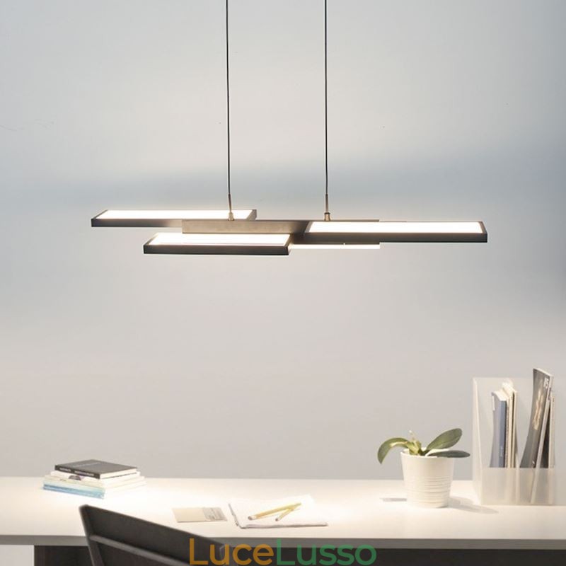 Lampada a sospensione moderna Lampada a soffitto orizzontale
