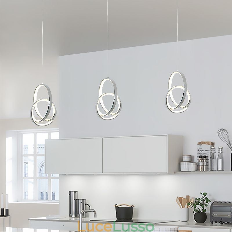 Lampada a sospensione Lampada a soffitto ad anello irregolare