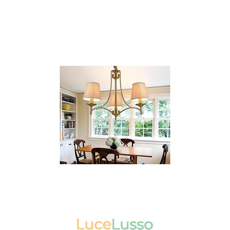 Moderno Contemporaneo Tradizionale Classico Rustico Lodge Vintage Isola Ottone Metallo Lampadario Sala da pranzo