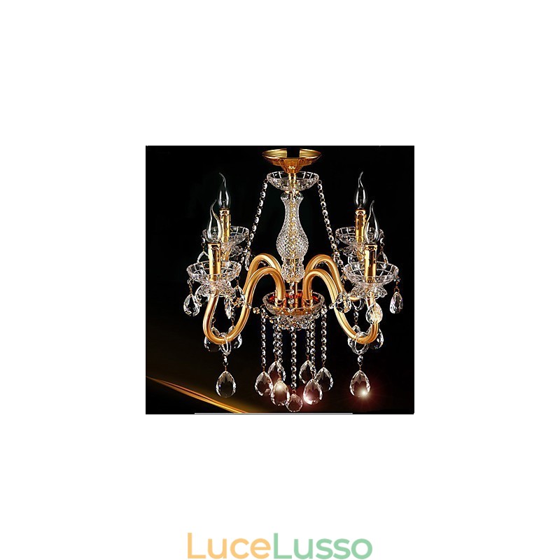 Lampadario in vetro dipinto in cristallo moderno contemporaneo tradizionale classico vintage
