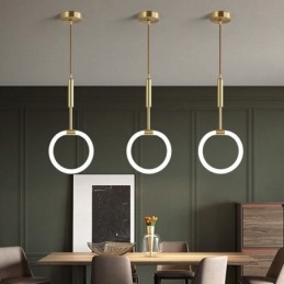 Lampada da soffitto moderna Lampada da soffitto in acrilico dimmerabile l