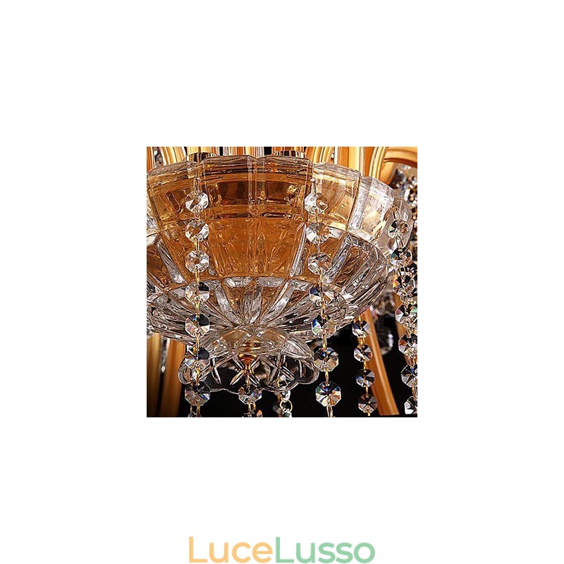 Lampadario in vetro dipinto in cristallo moderno contemporaneo tradizionale classico vintage